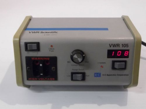 Vwr 105 ec electrophoresis power supply for sale