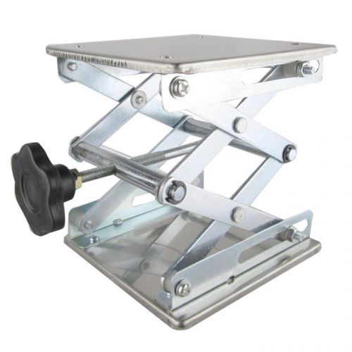 NEW 6&#034; Stainless Steel  Lab Jack Lab-Lift Lifting Platforms Stand Rack Scissor