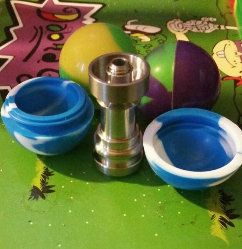 Domeless Titanium nail Infiniti style FREE silicone container