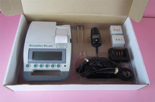 Verathon bladder scan bvi-3000 diagnostic ultrasound + probe, charger, 2 battery for sale