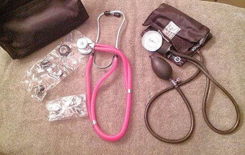 Pink Stethoscope &amp; ADC Black Sphygmomanometer