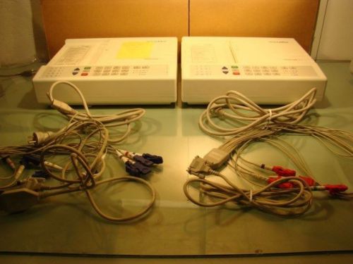 Lot 2 Welch Allyn Schiller AT-2 Interpretive ECG, EKG Units