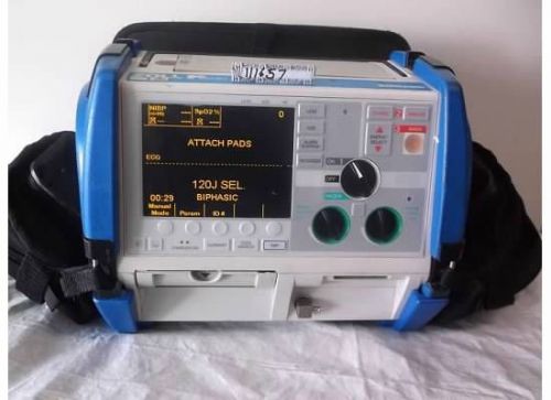 Zoll M Series BIPHASIC defib, pacing, 3 lead, NIBP, ECG, SPO2, cables, GC!!