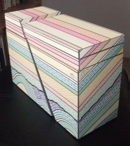 Geologic Block Model - unique teaching aid: original, rare, beautiful, handmade