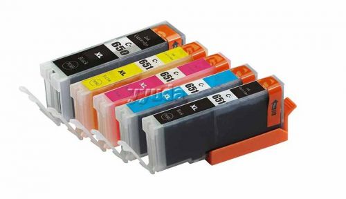 30x Canon Generic PGI-650 XL CLI-651XL Pixma MG5460 5560 6460 6540 7160 Printer