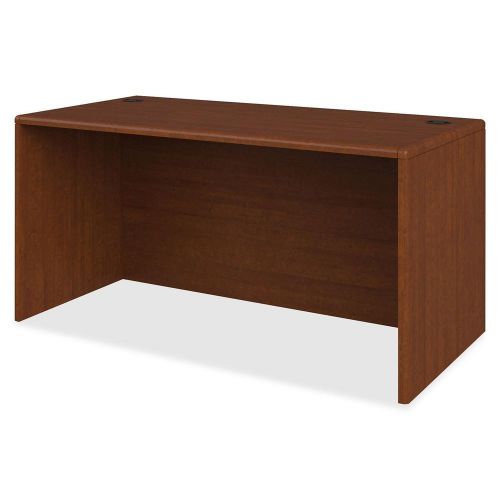 The hon company hon107825jj 10700 series henna cherry laminate desking for sale