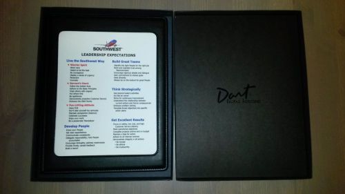 Southwest airlines leader executive portfolio notepad notebook  by dart for sale