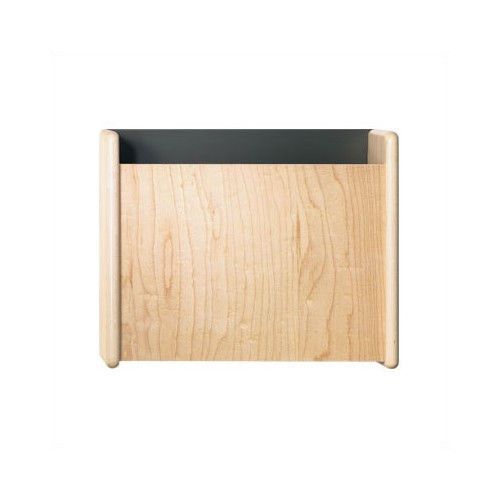 Peter pepper maple one pocket medical &amp; file chart holder black oak for sale