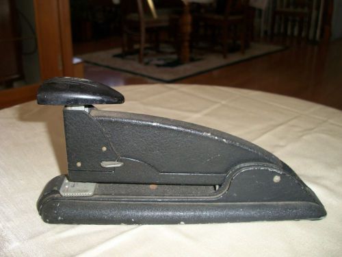 VINTAGE ART DECO SPEED PRODUCTS METAL WORKING STAPLER - GREAT USA NOSTALIA!