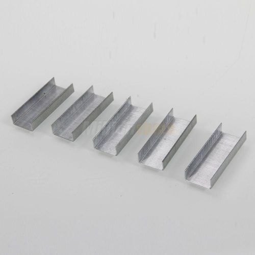 1000 pcs de li 0.24&#034; 24/6 staples steel office silver 12mm 25 sheet new for sale