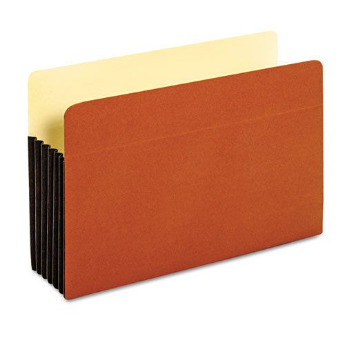 Drop front expanding file pocket, top tab, 5 1/4 inch, legal, brown, 10/box for sale