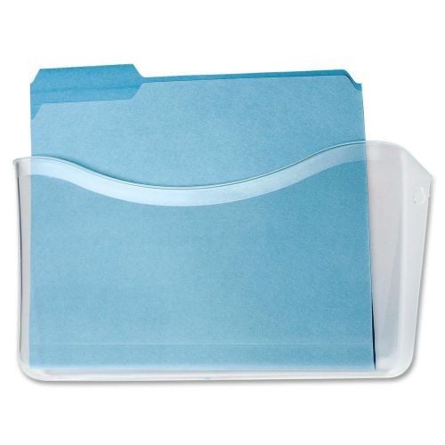 Rubbermaid Unbreakable Single Pocket Wall File, Letter Size (85. x 11), Clear...