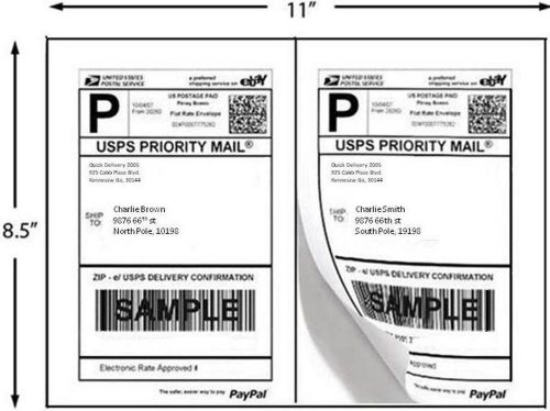 Self Adhesive 4000 Half Sheet Laser/Inkjet Labels for Shipping Comp Ave 5126