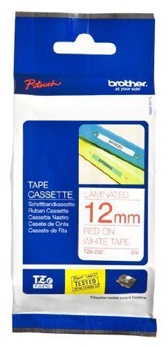 Brother international tze232 brother tze232 label tape - 0.50&#034; width - 1 each for sale