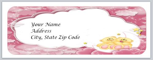 30 Cute Bears Personalized Return Address Labels Buy 3 get 1 free (bo16)