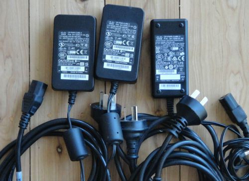 Three genuine Cisco Cube-3 VOIP phone power supply 7962G 7965G 7971G and more