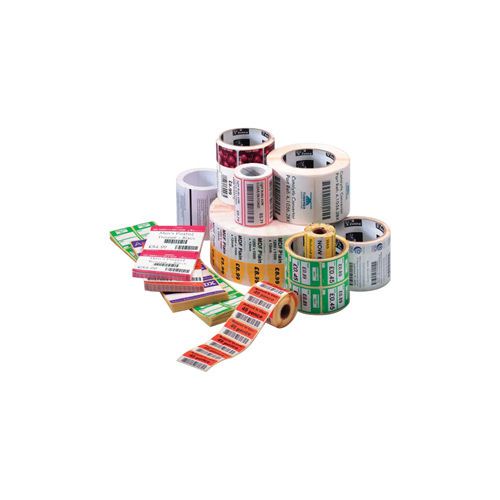 Zebra label paper 1.2x0.85in direct thermal zebra z select 4000d 1 incore 1.2wx for sale