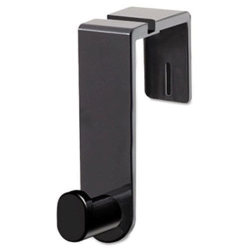 Safco Plastic Coat Hook, 1 Hook, 1 3/4 x 5 1/4 x 4, Black / #4224BL