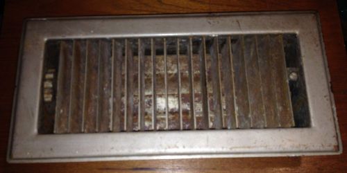 Rare size vintage mid century modern floor register vent 11 3/4&#034; x 5 3/4&#034; for sale