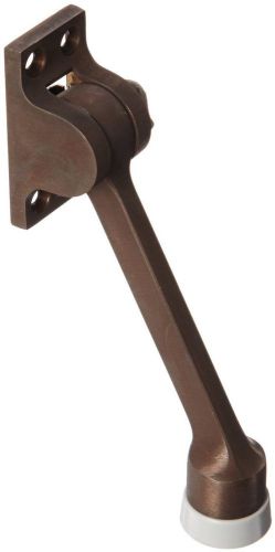 Bronze kick down door stop 3/4&#034; oh fastener 4 5/8&#034; projection 2 1/4&#034; for sale