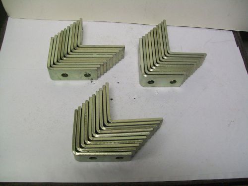 (30) Four Hole Corner Angle L Bracket 3-1/2&#034;x4-1/8&#034;x1-5/8&#034; Great For Unistrut