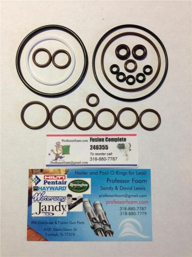 246355 o-ring rebuild kit for graco fusion gun air purge ap  lowest price!!!! for sale