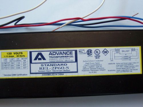 advance REL-2P60-S Instant Start Electronic Ballast