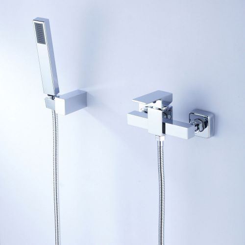 Modern Wall Mount Hand Shower Only Shower Set Brass Chrome Finish Free Shipping