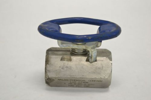 Nalco 1 76-6-rt-6-s10 720psi 2 way stainless threaded 1 in ball valve b225178 for sale