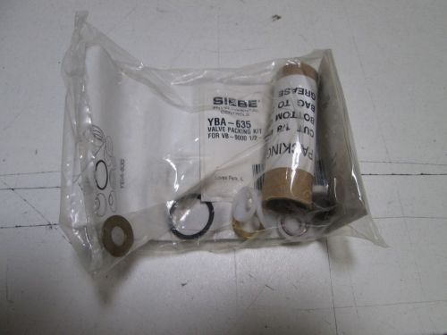 SIEBE VALVE PACKING KIT YBA-635 *NEW IN FACTORY BAG*