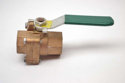 New jenkins fig.32 turn 1-1/4 in npt brass threaded ball valve b387105 for sale