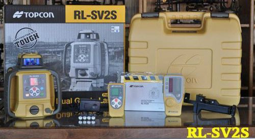 New topcon rl-sv2s dual slope laser - authorized dealer service &amp; support for sale