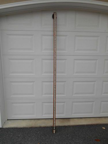 KEUFFEL &amp; ESSER FRISCO  WOODEN TRANSIT SURVEY GRADE LEVEL ROD 13 feet 8 inch