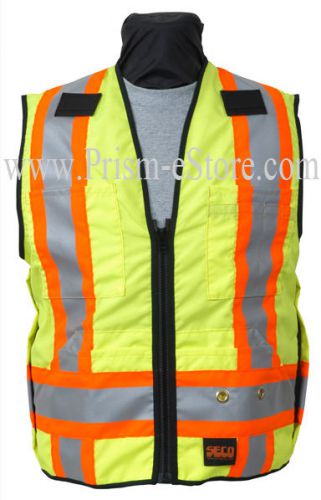 Seco class 2 safety vest (large) 8266-50-fly for sale