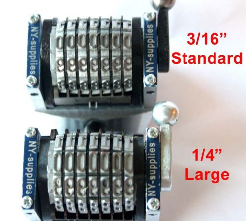 New 1/4&#034; rotary convex backwards numbering machine for hamada ryobi multilith for sale