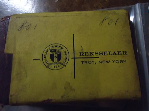 Vintage Rensselaer Polytechnic Institute Troy, New York Printing Press Plate