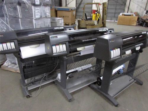 LOT of 03 - HP DESIGNJET 1050C LARGE FORMAT PRINTER / PLOTTER Model: C6074A