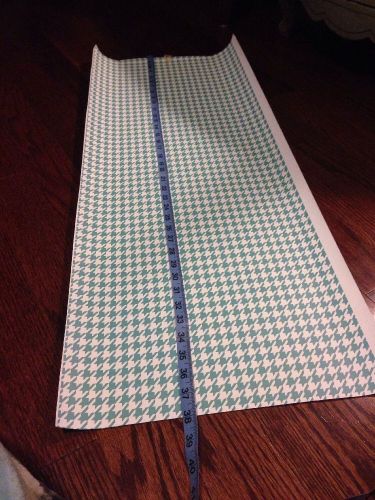 Teal Houndstooth Heat Vinyl Transfer