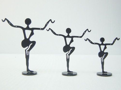 3 pcs. Ballet Dancer-shaped Acrylic Earrings Display Stand(SEE LISTING) JD010c76