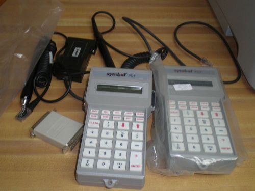 Lot of 2 Symbol Barcode Scanner Bundle #1475 Work Great with original box