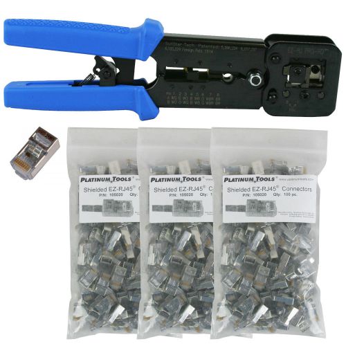 Platinum Tools 100054 EZ-RJPRO HD Crimp Tool, EZ-RJ45 Cat5e CaT6 300 Connectors