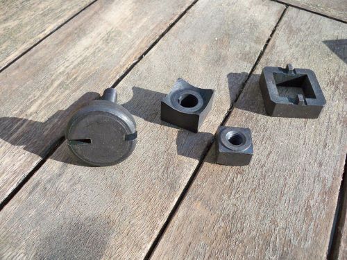 Greenlee 1&#034; 25.4 mm square metal punch set