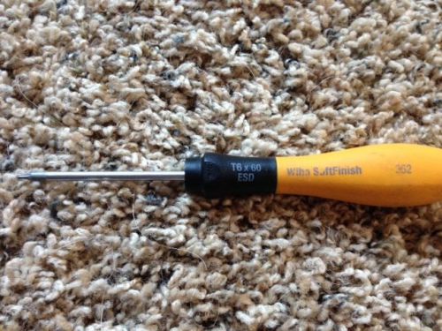 WIHA T6 x 60 Torx Screwdriver SoftFinish Grip 362