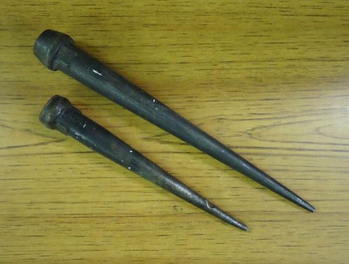 2 Klein Tools Bull Pins #3255 (1-1/4&#034; x 14&#034;) &amp; #3256 (1-1/16&#034; x 10&#034;)