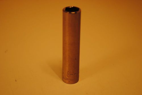 Craftsman 1/4 in. drive #8 Metric Deep Socket Used Tool