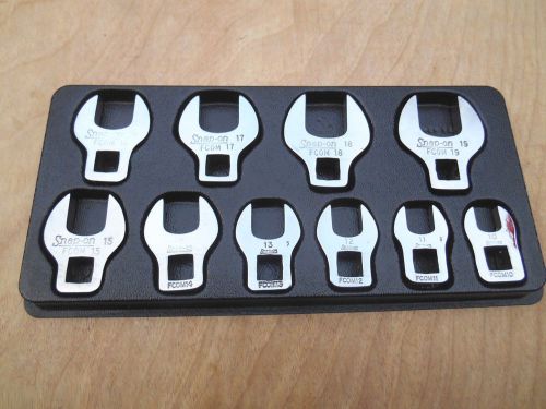 Snap-on  fcom , 3/8&#034; drive 10 pcs. metric crows feet  wrench  set ,10-19 mm for sale