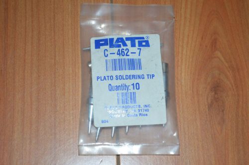 10 Tips Plato Soldering Tip C-462-7 1/32 700 degree fits Weller WTC Stations