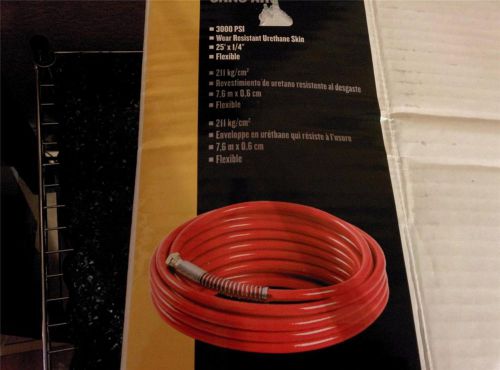 Wagner High Pressure Airless Spray Hose 25 Feet 1/4&#034;  3300 PSI 0270192 Orange