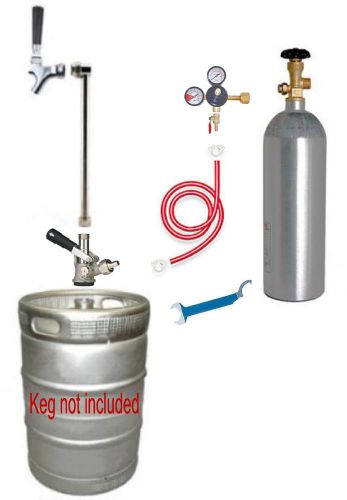 Beer Tap Handle Party Pump Co2 kegerator conversion Kit Draft Coupler