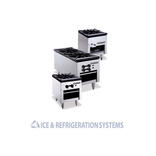 AMERICAN RANGE COMMERCIAL HEAVY DUTY DUAL BURNER STOCK POT STOVE ARSP-18